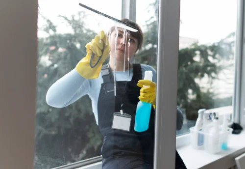 Nettoyage de vitres intérieures et extérieures à Gomont
